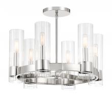  3895-77 - 6 LIGHT CHANDELIER