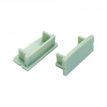  NATL-CEC1 - AL CHANNEL END CAP WITH WING, NO HOLE, 6/PK