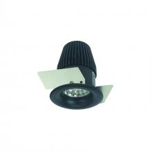  NIOB-1RNB35XBB - 1" Iolite LED BWF Round Bullnose, 600lm, 3500K, Black Reflector / Black Flange