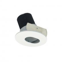  NIOB-2RSLCDXMPW - 2" Iolite LED Round Adjustable Slot Aperture, 800lm / 14W, Comfort Dim, Matte Powder White Slot