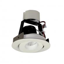  NIR-4RG50XWW - 4" Iolite LED Round Adjustable Gimbal Retrofit, 800lm / 14W, 5000K, White Finish