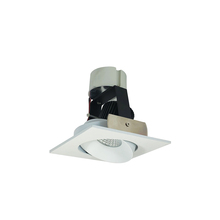  NIR-4SC50XMPW - 4" Iolite LED Square Adjustable Cone Retrofit, 800lm / 14W, 5000K, Matte Powder White Reflector