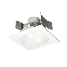  NLCBC2-55327MPW/10 - 5" Cobalt Click LED Retrofit, Square Reflector with Round Aperture, 1000lm / 12W, 2700K, Matte