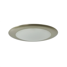  NLOPAC-R6509T2427NM - 6" AC Opal LED Surface Mount, 1150lm / 16.5W, 2700K, Natural Metal finish