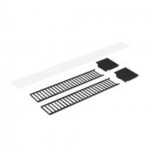  NLUD-2LOUVBB - Louver Accessory Set for NLUD-2334, Black Louver, Black End Caps