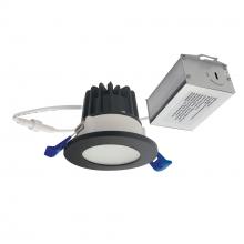  NM2-2RDCS4030BB - 2" M2 Round LED Lensed Downlight, 400lm / 6W, 3000K, 120V, Matte Black