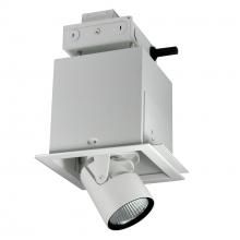  NMRTLGPD-11D2L2030SW - Pull-Down LED Trimless 1-Head MLS, 30W / 2100lm per Head, Spot, 3000K, White, 277V 0-10V Dimming