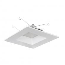  NOXAC-63640WW/HL - 6" AC Onyx Square LED Retrofit Reflector, 1100lm / 17W, 4000K, White Finish