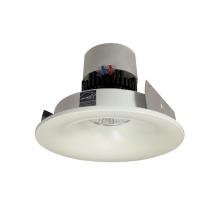  NPR-4RNB35XWW - 4" Pearl LED Round Bullnose Retrofit, 1000lm / 12W, 3500K, White Finish