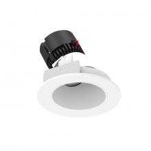  NPRLV-4RSLACDXMPW - 4" Pearl Low Voltage LED Round Adjustable Slot Retrofit, 650lm / 11W, Comfort Dim, Matte Powder