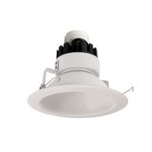  NRMC3-61L140NWW - 6" Marquise III Retrofit, White Reflector/White Flange, 120-277V; 0-10V Dimming, 1300lm / 12W,