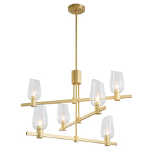  KCH0104L-6NB - Calabria 6 - Light Linear Chandelier