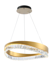  KCH1101R-26GD - Venosa Small Round Chandelier - Gold