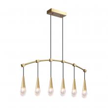  KCH3104L-6BS - Ayla Linear Chandelier