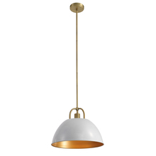  KPN0117-1MW - Bellagio Pendant With White Finish