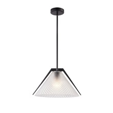  AC11911BK - Baltic Collection 1-Light Pendant Black