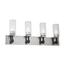  AC11944SN - Arlington Collection 4-Light Bathroom Vanity Fixture Satin Nickel