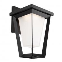  AC9182BK - Waterbury 15W LED Outdoor Wall Light Black