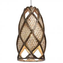  203M01 - Argyle 1-Lt Mini Pendant - New Bronze/Desert Pearl