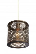  231M01NB - Lit-Mesh Test 1-Lt Mini Pendant - New Bronze