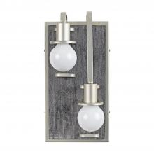  268W02RSOG - Lofty 2-Lt Right Sconce - Silverado/Gray Wood