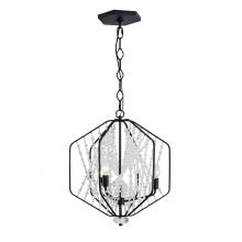  321P03CB - Chelsea 3-Lt Pendant - Carbon