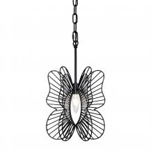  330M01BL - Monarch Butterfly 1-Lt Mini Pendant - Black