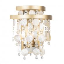  377W02FG - Kalani 2-Lt Sconce - French Gold