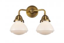 Innovations Lighting 288-2W-BB-G321-LED - Olean - 2 Light - 15 inch - Brushed Brass - Bath Vanity Light