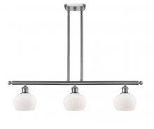  516-3I-SN-G91-LED - Fenton - 3 Light - 36 inch - Brushed Satin Nickel - Cord hung - Island Light