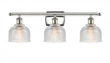 Innovations Lighting 516-3W-PN-G412 - Dayton - 3 Light - 26 inch - Polished Nickel - Bath Vanity Light