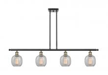  516-4I-BAB-G105-LED - Belfast - 4 Light - 48 inch - Black Antique Brass - Cord hung - Island Light