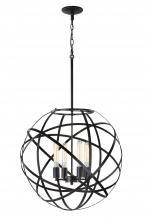  C57804BK - Atom Chandelier