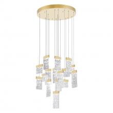  1090P32-16-620 - Carolina LED Chandelier With Gold Leaf Finish