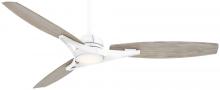  F742L-WHF - 65" CEILING FAN W/ LIGHT KIT FOR OUTDOOR USE LED LIGHT