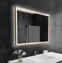  OPERX48353000-GLD - Opera Gold Framed LED Mirror (Frontlit and Backlit)