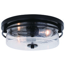  C0253 - Addison 15-in. 2 Light Flush Mount Matte Black