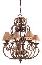  N6238-355 - 8 LIGHT CHANDELIER