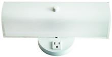  IVL211 - Vanity, IVL2 WH, 2 Light, White Glass, 60W Type A, 12 IN W x 4 .5 IN H x 4 .5 IN D