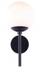  IOL465BK - Kahlo 1 Light Outdoor Lantern, Black Finish