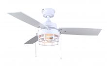  CF42ATT3WH - Attley 42 in. Indoor Standard White Ceiling Fan with Vintage LED Bulbs Included