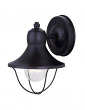  IOL143TBK-C - Outdoor 1 Light Outdoor Lantern, Black Finish