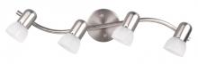  IT9451 - Jasper 4 Light Track Lighting, Pewter Finish