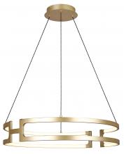  LCH278A24PGD - BETTONY, 24" W Cord LED Chandelier, Silicone, 30W LED (Int.), Dimm.,3000K 2100L, 4000K 2200Ls