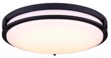  LFM112A19BK - Gilda LED Integrated Flush Mount Light, Black Finish