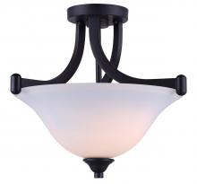  ISF587A02RA - Rue 2 Light Semi Flush, Bronze Finish