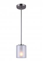  IPL575A01BN - Bay 1 Light Pendant, Nickel Finish